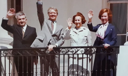 Fotografii inedite de la ultima vizită a lui Nicolae Ceaușescu în SUA, publicate de Arhivele Naţionale ale României jpeg