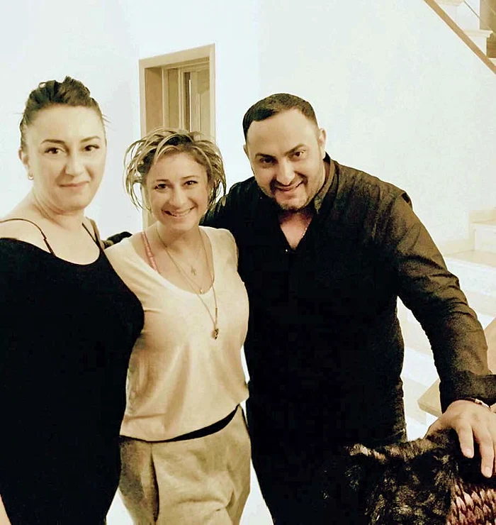 Andreea Coţobău şi Viorel Lege, alături de Anamaria Prodan Reghecampf
