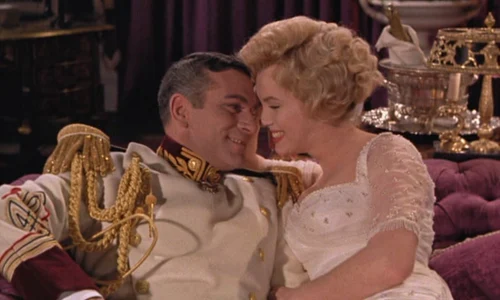 scena din filmul the prince and the showgirl alaturi de laurence olivier jpeg