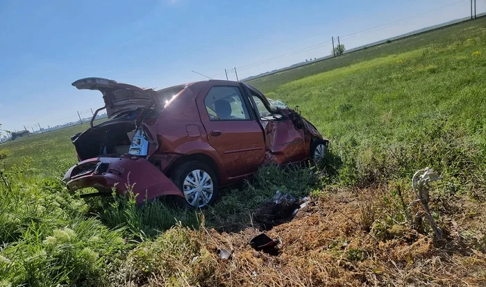 Accident pe șoseaua de centură a Buzăului. FOTO Iulian Bunilă