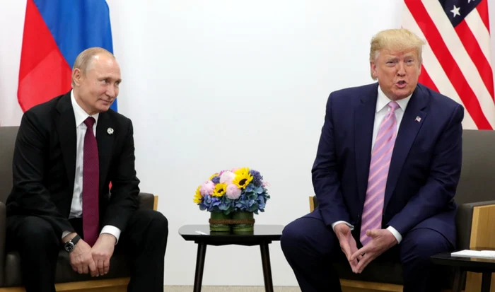 Putin si Trump la Osaka. FOTO arhivă EPA-EFE