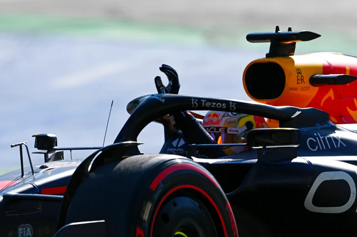 Verstappen sărbătorește câștigarea Marelui Premiu al Italiei FOTO Getty Images