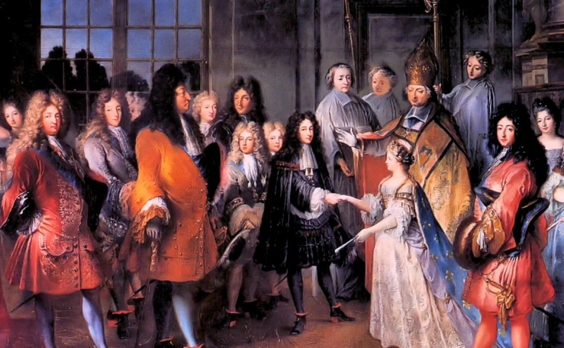 Mariajul dintre Regele Louis al IV-lea al Franţei şi Maria Tereza a Spaniei 