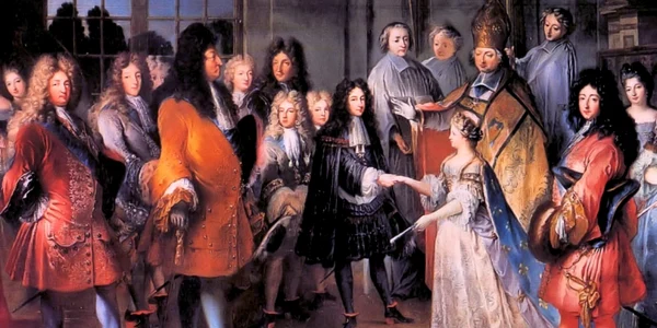 Mariajul dintre Regele Louis al IV-lea al Franţei şi Maria Tereza a Spaniei 