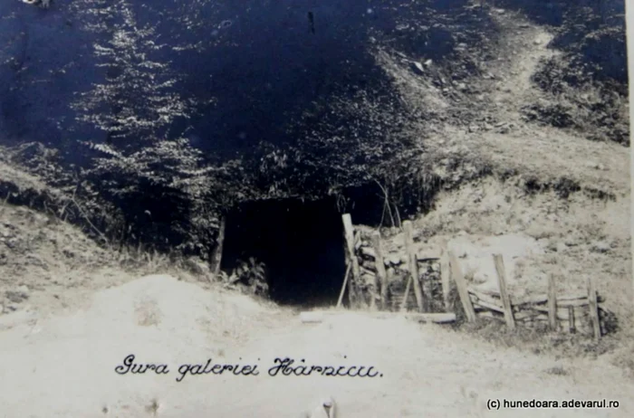 Una din minele în care hoții intrau pe ascuns. Foto: Arhivele Naționale