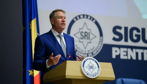 Klaus Iohannis a participat la bilantul SRI pe 2021 FOTO Presidency