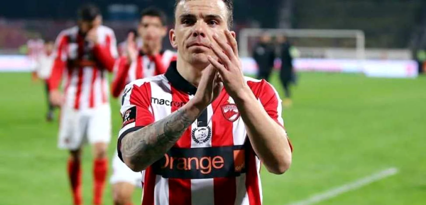 Dan Nistor (31 de ani) a fost cel mai bun jucător al lui Dinamo în prima parte din actualul sezon