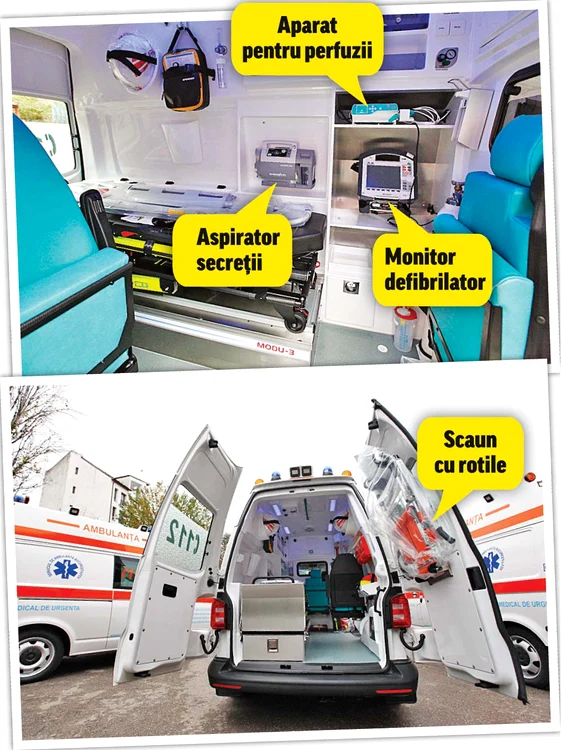 Au fost livrate deja 10 ambulanțe. Celelalte 86 vor fi aduse până în vara lui 2019
