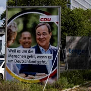 armin laschet alegeri germania afis electoral cdu foto afp