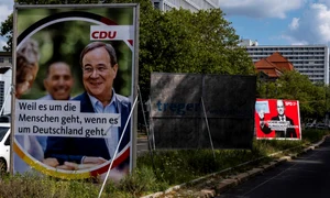 armin laschet alegeri germania afis electoral cdu foto afp