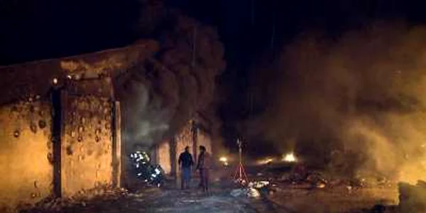 incendiu depozit