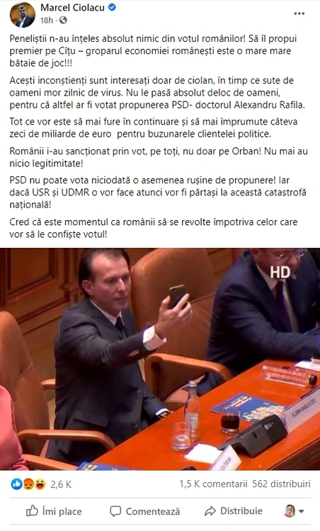 Marcel Ciolacu a spus despre Florin Cîțu că este „groparul economiei românești”