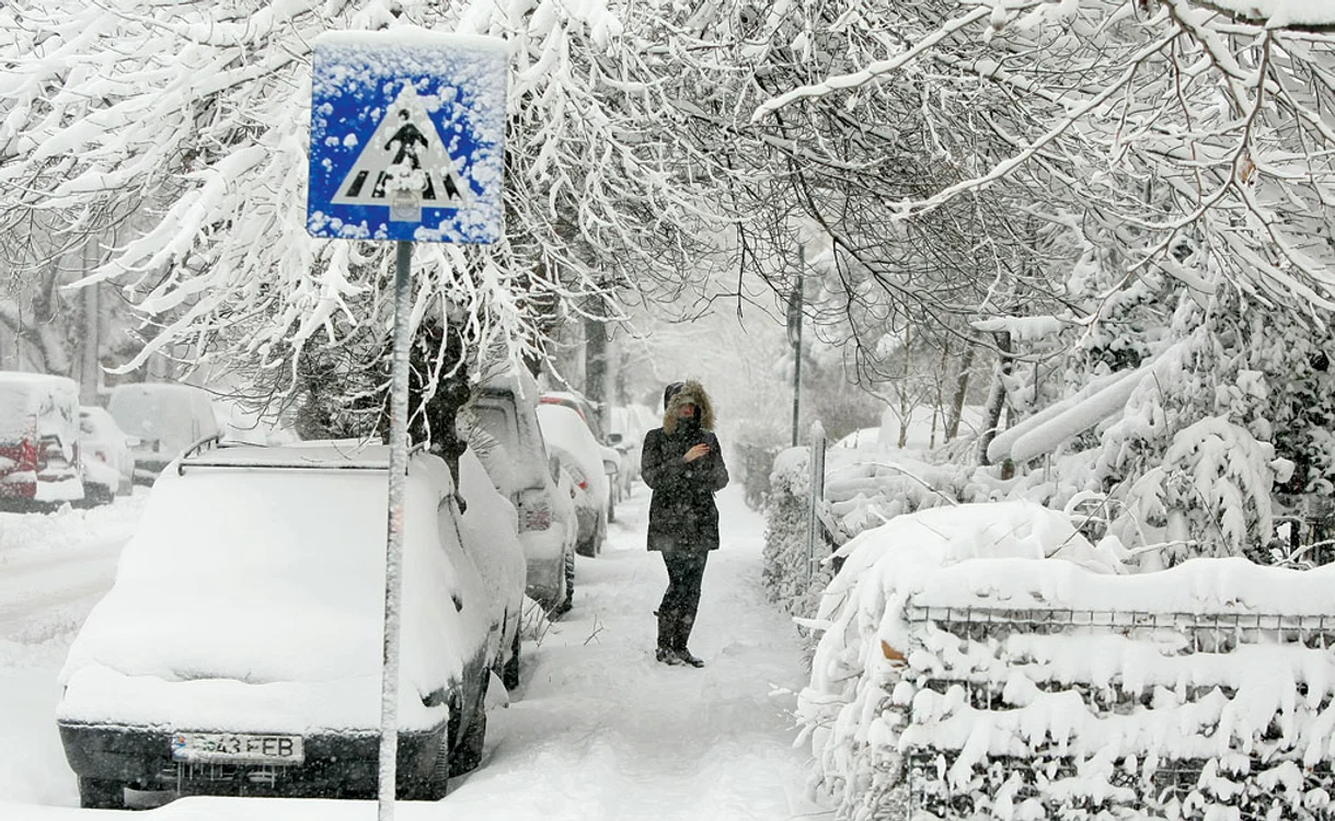 2019. Ploaia a îngheţat totul la început de februarie