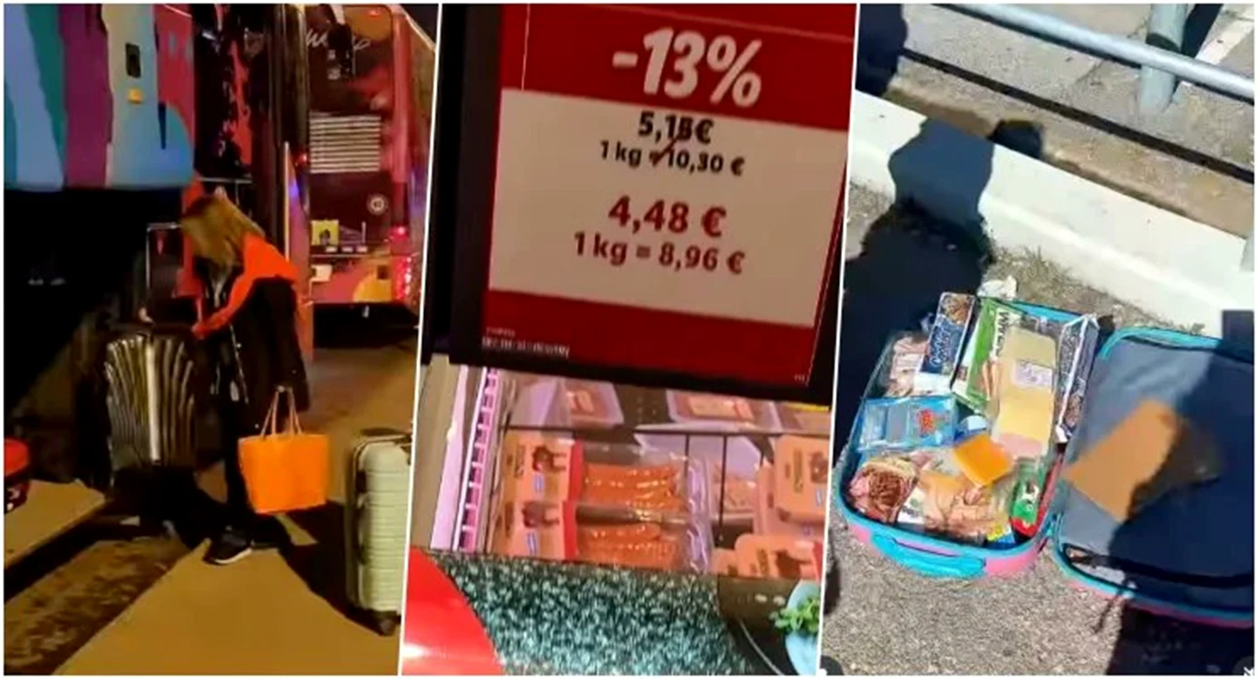 Turcii au invadat magazinele grecești din cauza prețurilor mari de acasă. Foto colaj: X