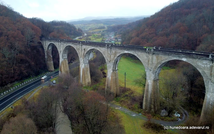 Viaductul Luncoiu, de la Brad. Foto: Daniel Guță