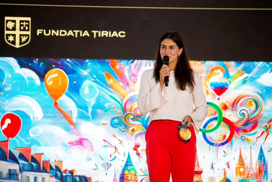 Ancuțaa Bodnar, la evenimentul organizat de Ion Țiriac. Foto Facebook