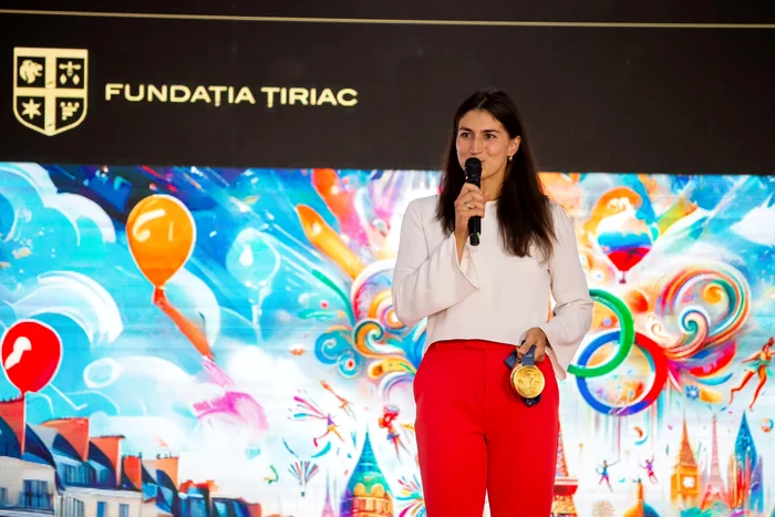Ancuțaa Bodnar, la evenimentul organizat de Ion Țiriac. Foto Facebook