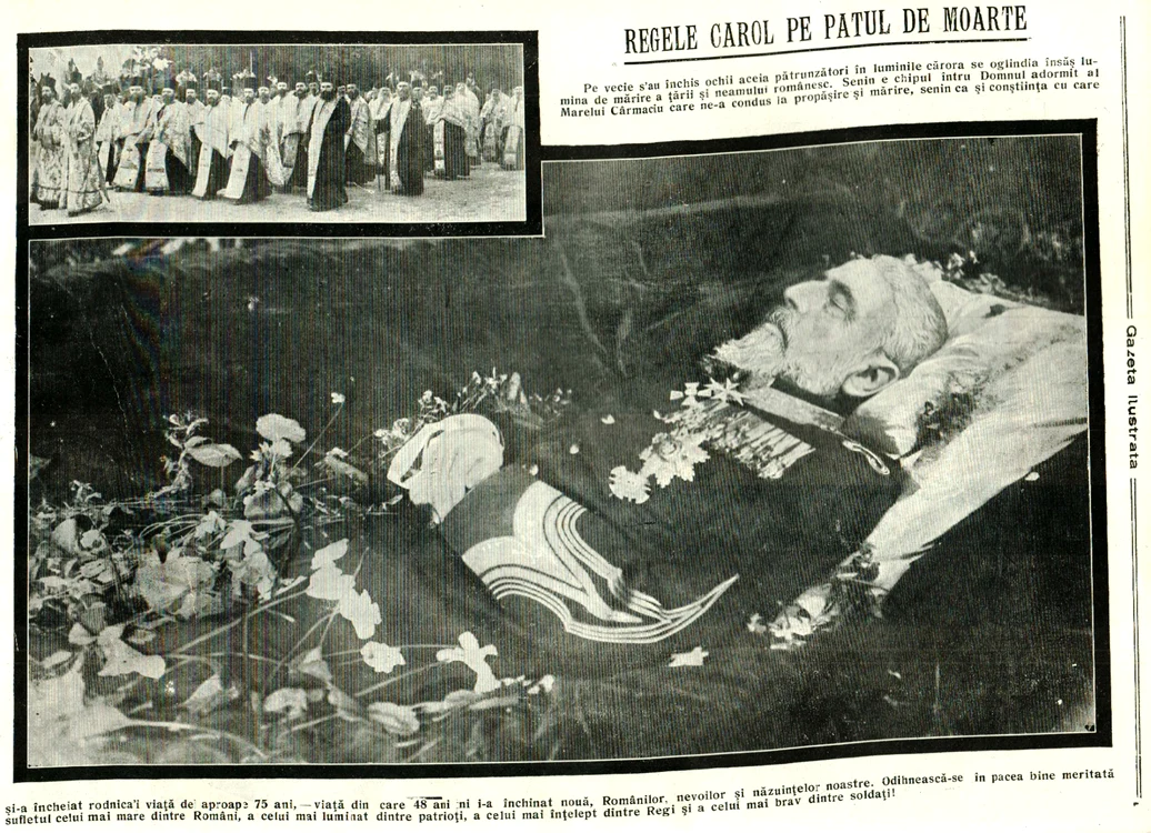 Înmormântarea regelui Carol I FOTO Adevărul