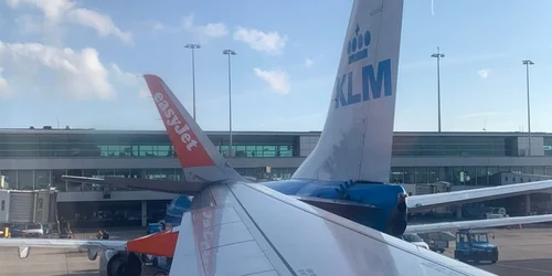 Ciocnire avioane Amsterdam