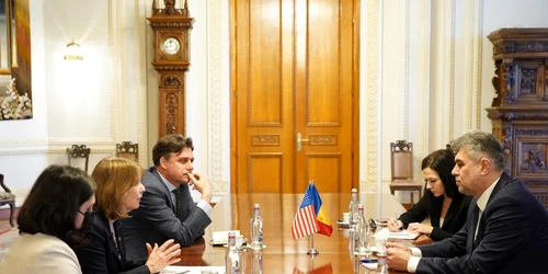 Ciolacu, întrevedere cu noua ambasadoare SUA FOTO: Facebook