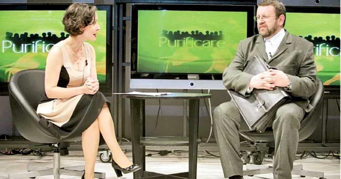 Lamia Beligan şi Adrian Titieni, în spectacolul „Purificare“