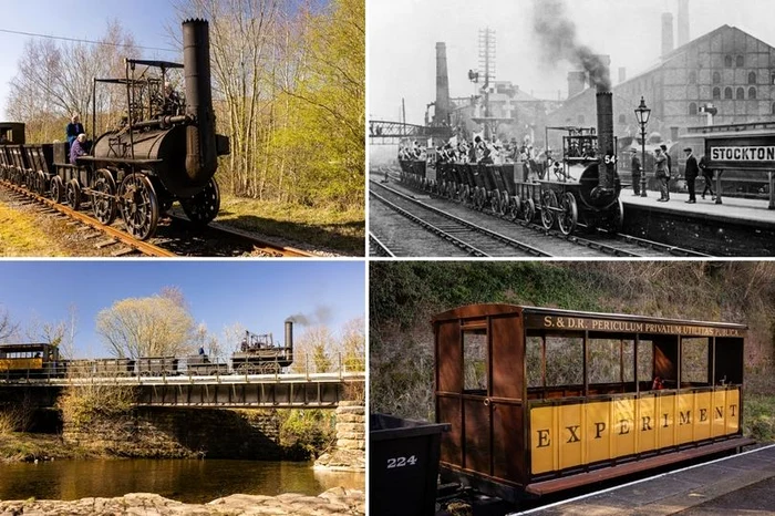 Prima locomotivă a funcționat în orașul britanic Shildon. Foto: facebook/S&DR200