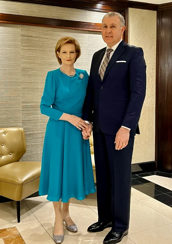 Majestatea Sa Margareta si Principele Radu la receptia de stat de la Buckingham 2023 (1) jpg