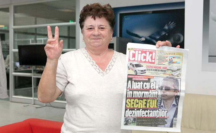 Dumitra Dobre a câştigat 300 de lei cu ziarul preferat