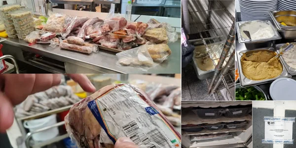 Neregulile descoperite de către ANPC în localurile din Centrul Vechi al Sibiului Foto ANPC