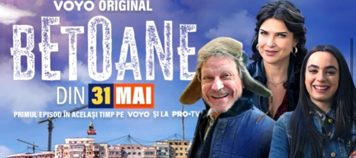 Monica Bîrlădeanu și George Ivașcu joacă în Betoane foto: Pro TV