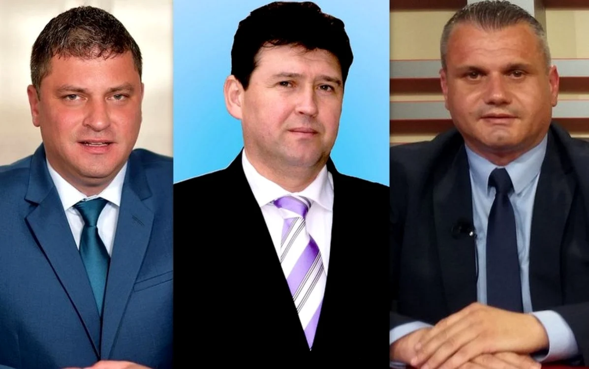 Lucian Resmeriţă, Radu Napău şi Cristian Roşu.