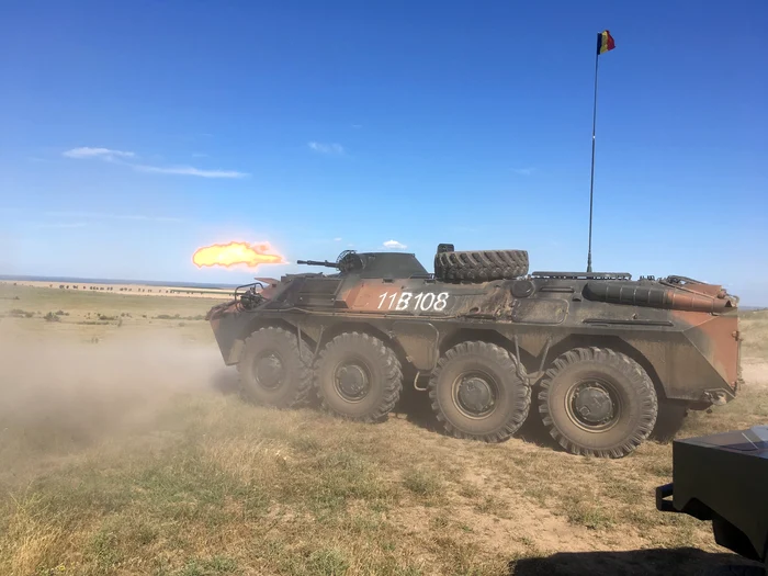 Exerciții militare în poliginul Babadag FOTO: MApN, Arhivă