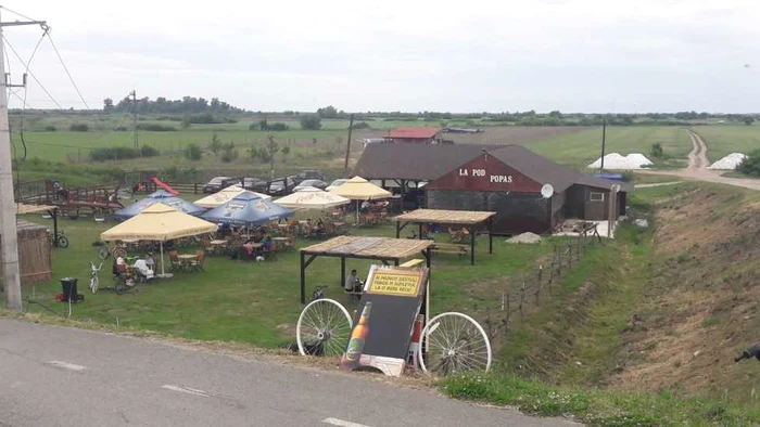 Zone de relaxare pe pista de bicicilete Timişoara-Serbia