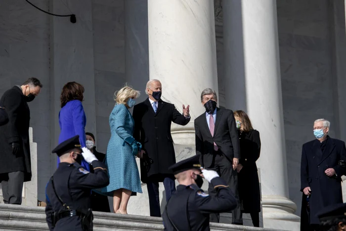 Joe Biden sosind la Capitoliu FOTO EPA-EFE