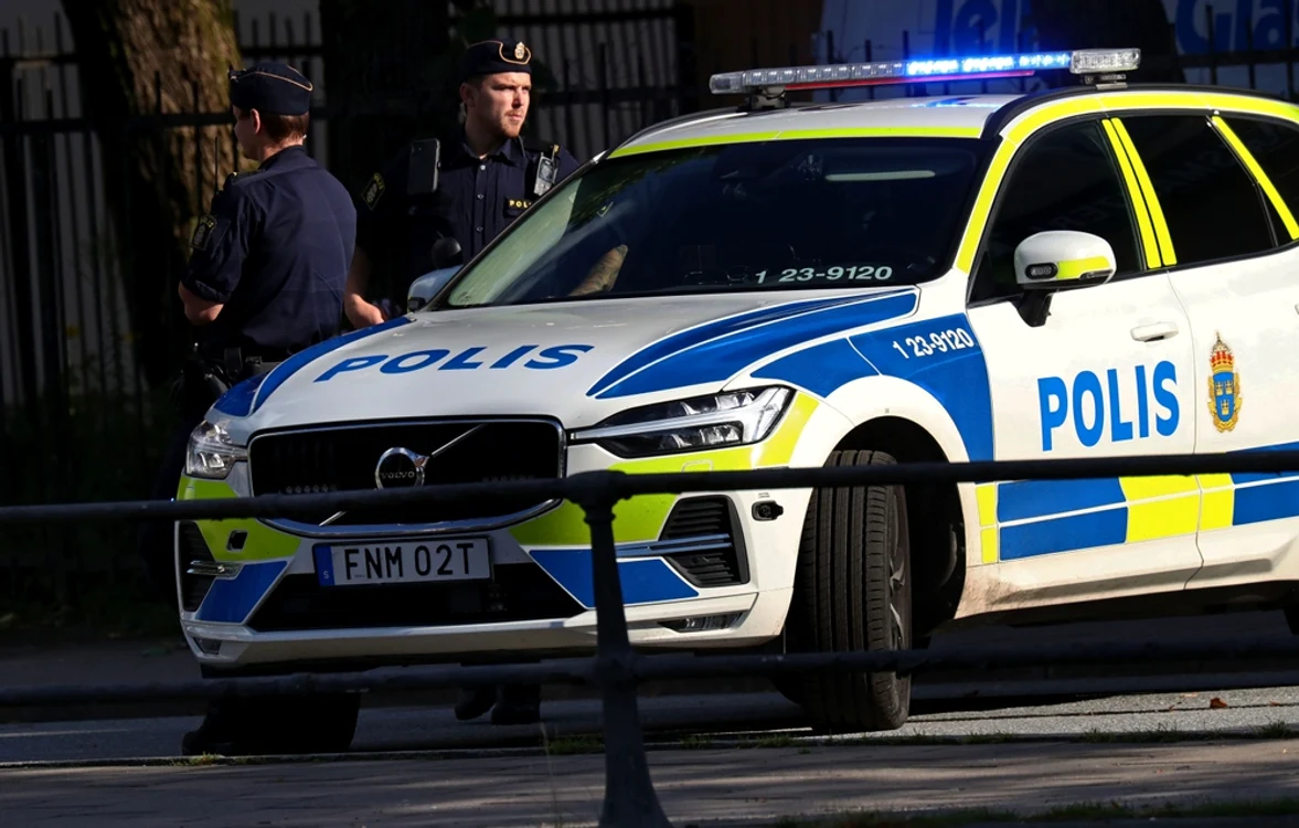 Poliția face cercetări la fața locului FOTO: X