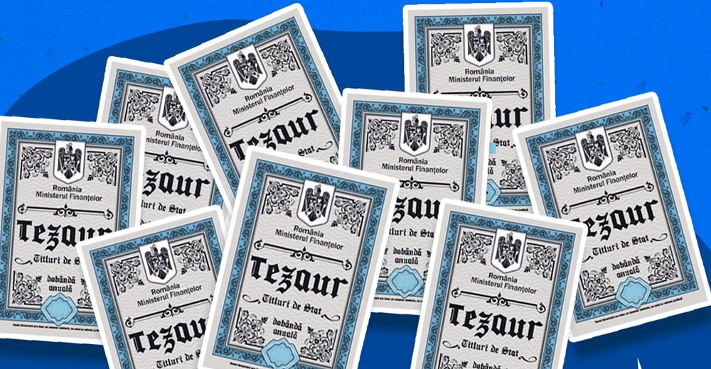 Românii pot investi într-o nouă ediție de titlurile de stat TEZAUR. Valoarea nominată este de un leu. Care este principalul avantaj
