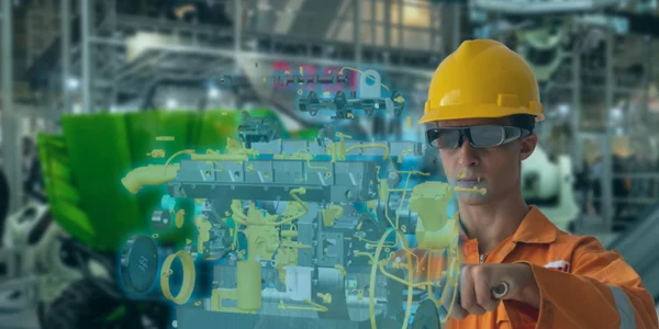 Inginer lucreaza in VR retea 5G FOTO Shutterstock
