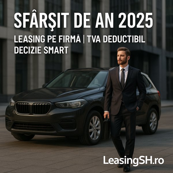 Cum îți poți lua o mașină pe firmă în leasing și să deduci TVA-ul + să reduci impozitul pe profit la final de an 2025