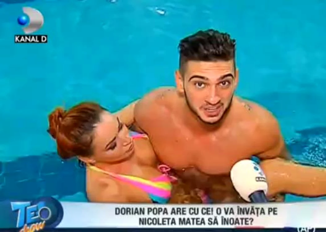 Nicoleta Matea s-a distrat de minune cu Dorian Popa