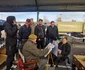 Caricaturistul Radu Clețiu în piața din Novi Sad FOTO Rod Festival