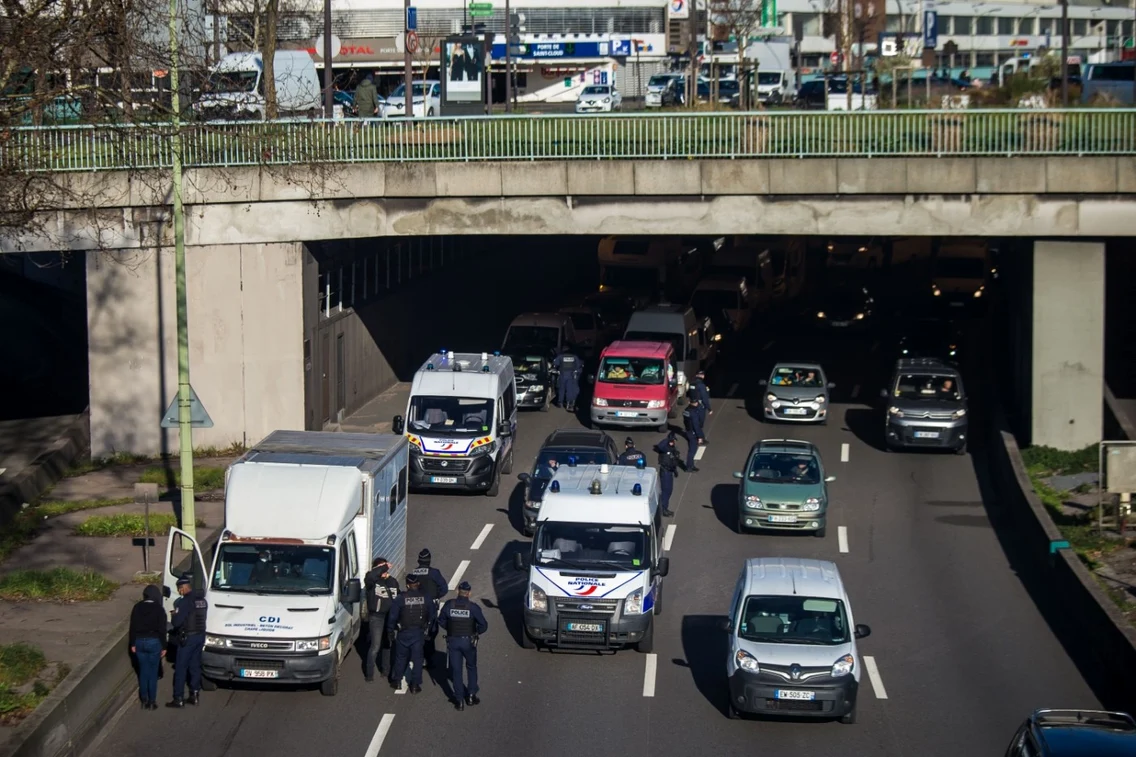 Convoiul Libertăţii Paris - 12 feb 2022 / FOTO EPA-EFE