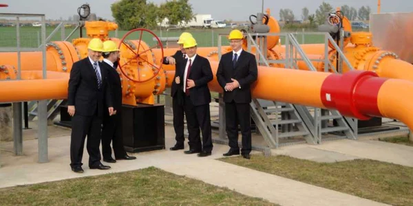 Conducta de gaz a fost inaugurată