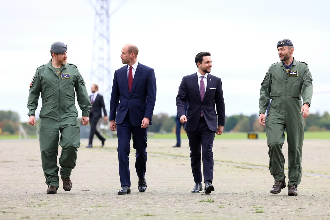 Prințul William și Prințul Hussein