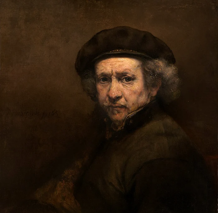 pictură, autoportret, Rembrandt