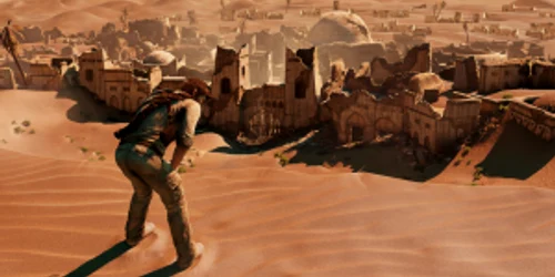 Atlantis of the Sands este oraşul misterios pe care-l caută protagonistul Drake