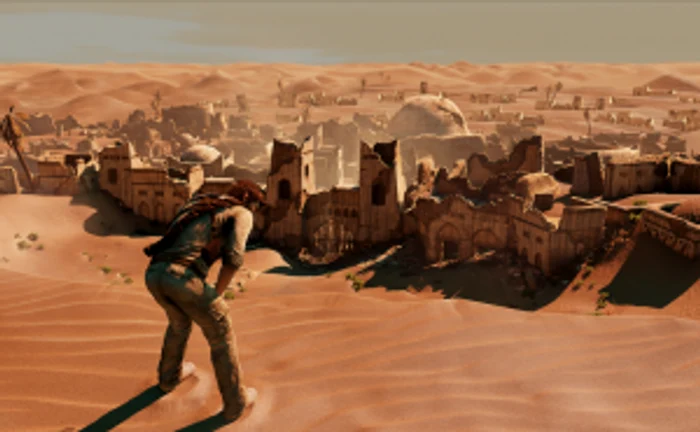 Atlantis of the Sands este oraşul misterios pe care-l caută protagonistul Drake