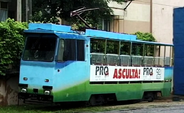 Tramvaiul în anul 1997 FOTO Aradul de Altădată