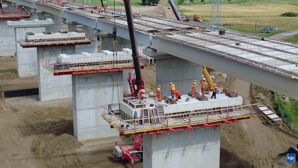 Ritm accelerat al lucrărilor pe Autostrada Moldovei A7. CNAIR: „Obiectivul este ca anul acesta să se poată circula pe 397 de km”