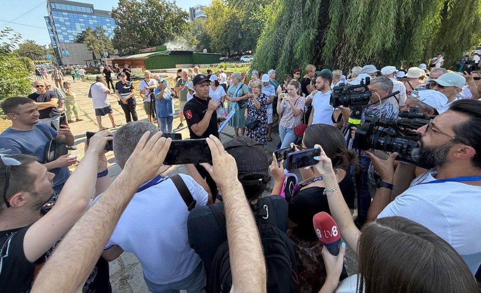 Proteste neautorizate la Chișinău oganizate de adepții oligarhului fugar Ilan Șor: 69 de persoane, reținute pentru încălcarea legii