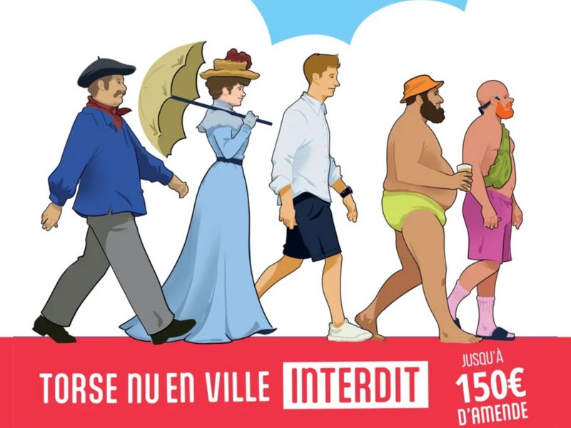 Interzis să te plimbi prin oraș în costum de baie. Amenzi pentru turiștii care confundă strada cu plaja